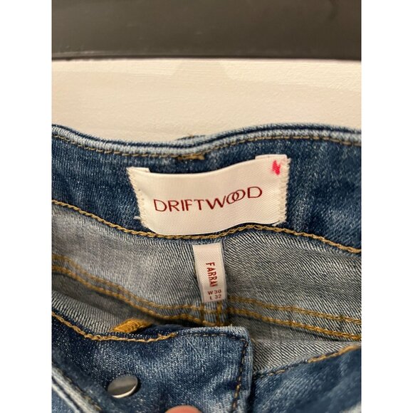 NWOT Driftwood Farrah Flare Blue Denim Jeans 30x32 - Picture 5 of 9